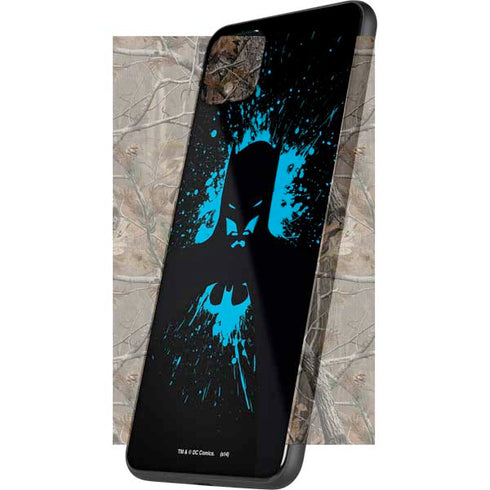 DC Comics Batman Blue Splash character shape Google Pixel 4 XL Skin